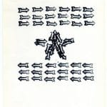 Szombathy Bálint (BOSCH+BOSCH), Cím nélkül, 1979, bélyegző, papír, 297 x 211 mm © Marinko Sudac-gyűjtemény