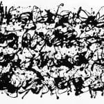 Korniss Dezső: Fekete kalligráfia, 1959 körül